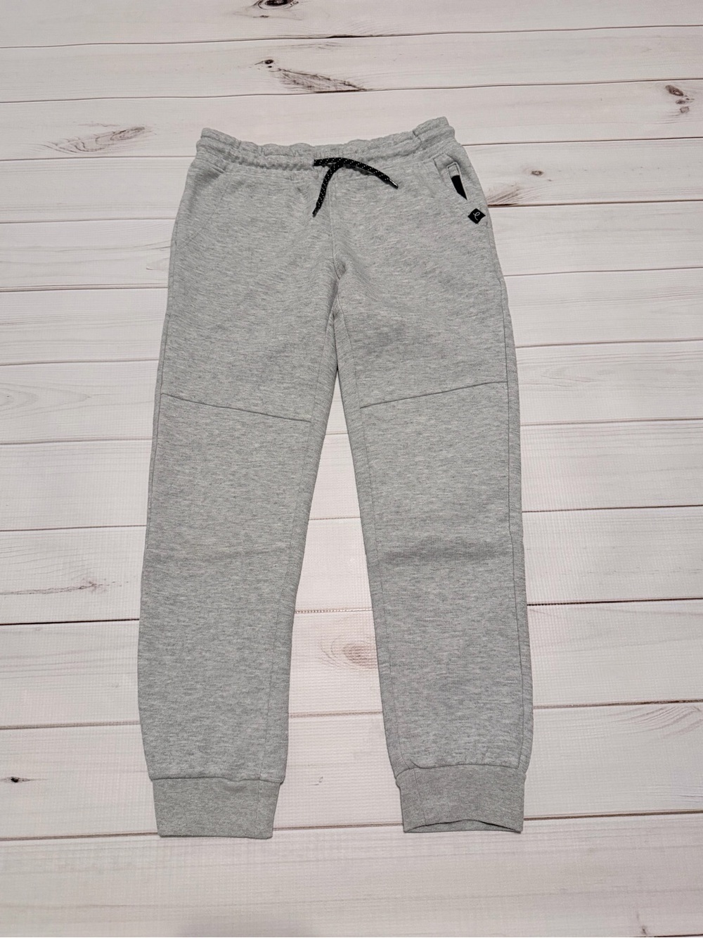 art class Light Gray Kids Jogger Sweatpants with Black Drawstring
